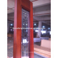 Single Front Entry Solid Wood Glass Door Design